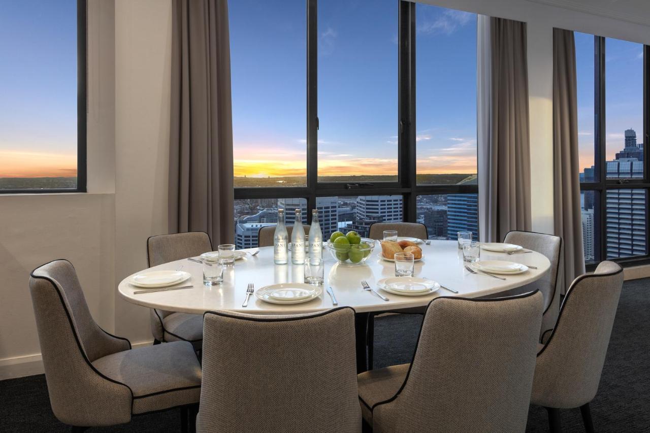 Meriton Suites Pitt Street, Sydney Ngoại thất bức ảnh Dining room